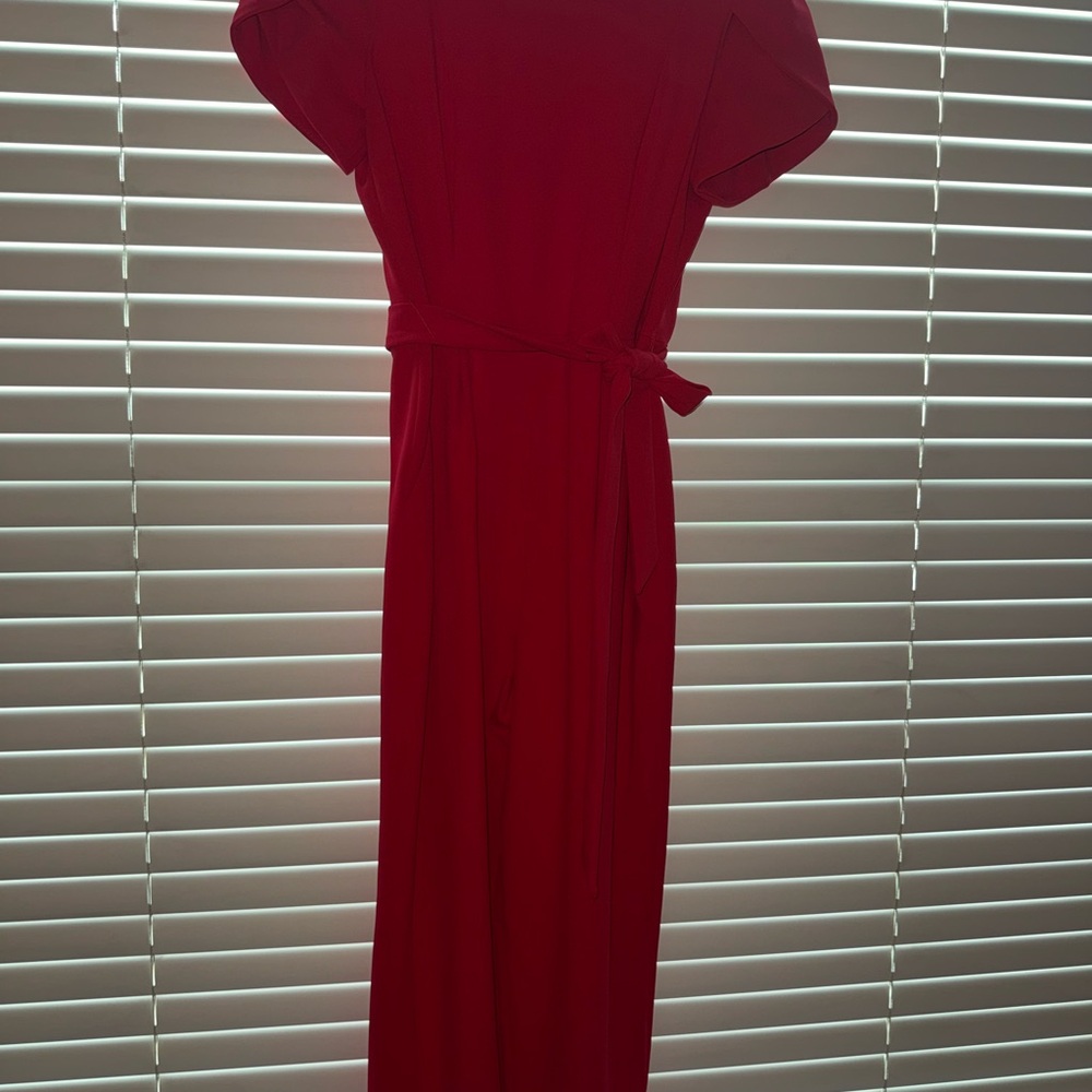 Calvin Klein Elegant Red Pantsuit